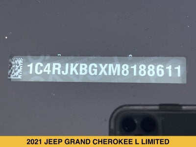 2021 Jeep Grand Cherokee L Limited 4x4