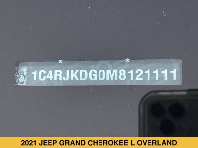 2021 Jeep Grand Cherokee L Overland