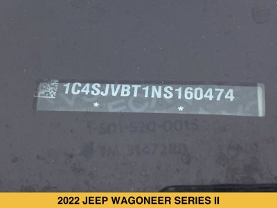 2022 Jeep Wagoneer Series II 4x4