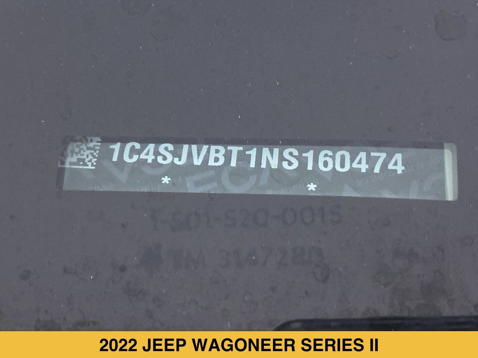 2022 Jeep Wagoneer Series II 4x4