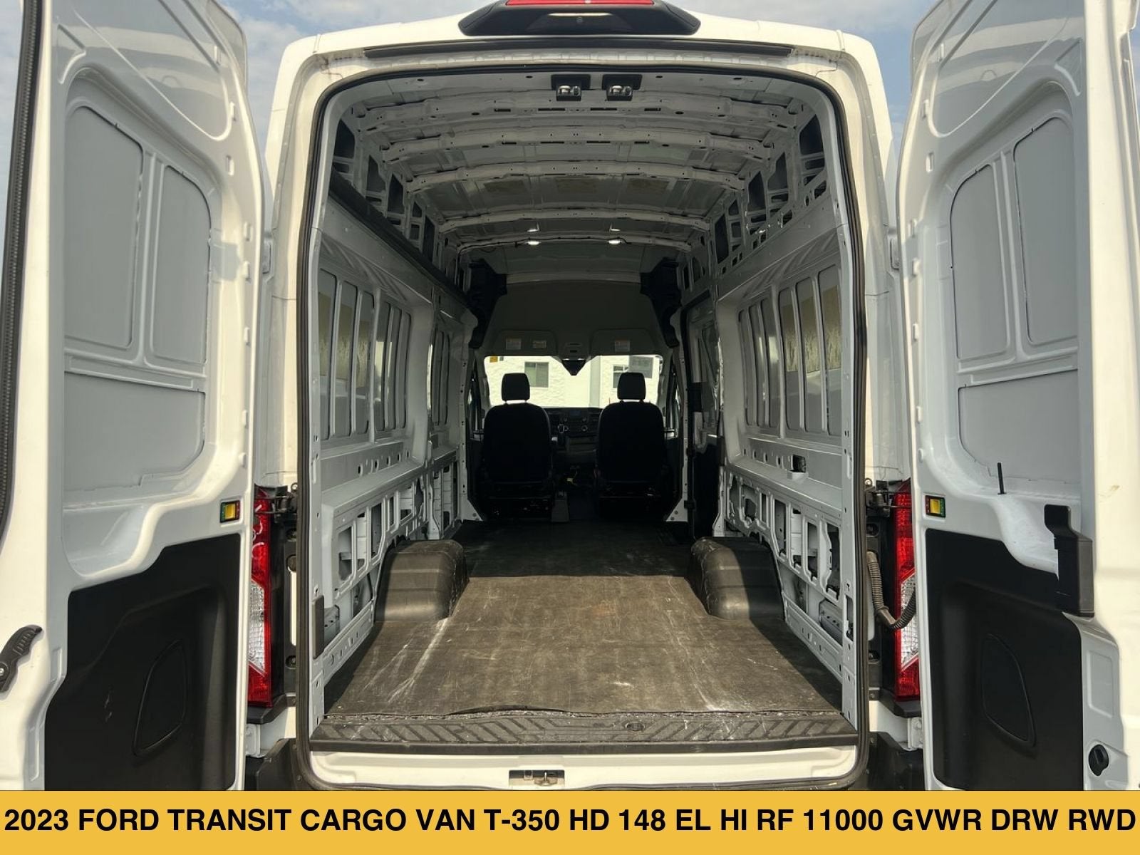 2023 Ford Transit-350 Cargo Van T-350 HD 148" EL Hi Rf 11000 GVWR DRW RWD