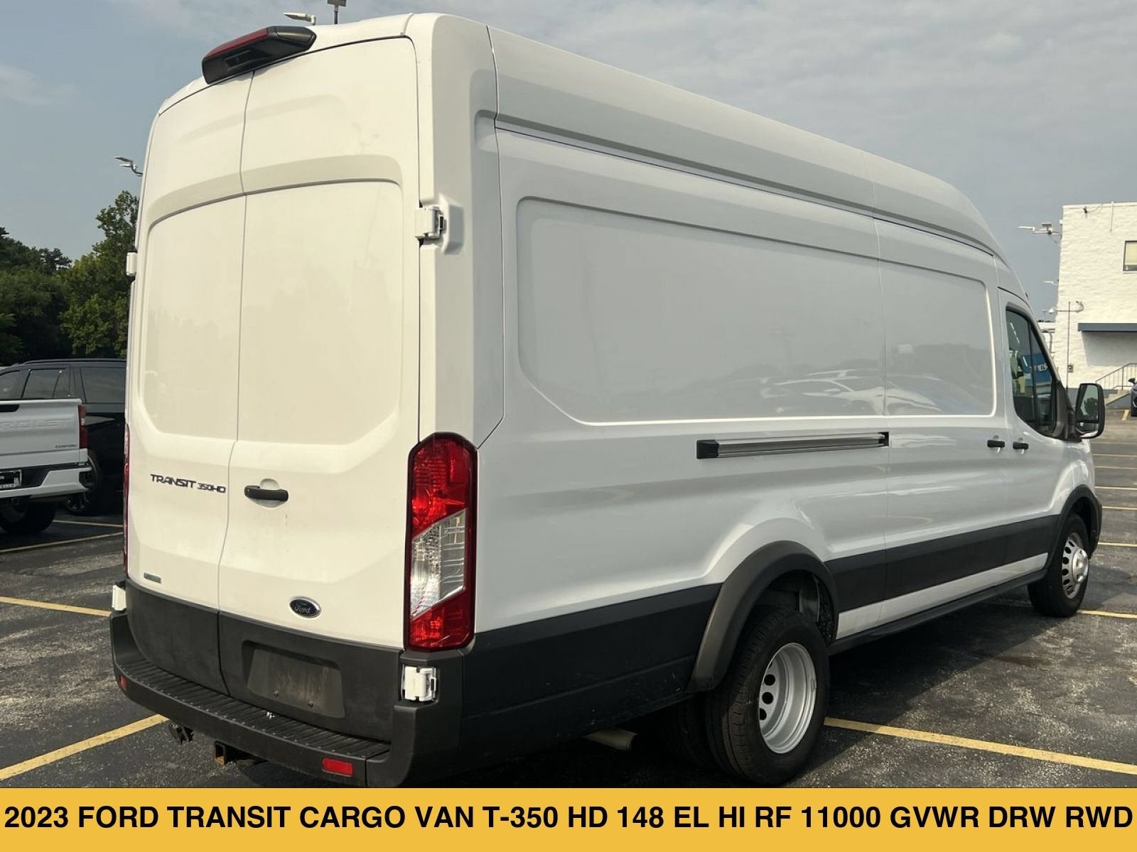 2023 Ford Transit-350 Cargo Van T-350 HD 148" EL Hi Rf 11000 GVWR DRW RWD