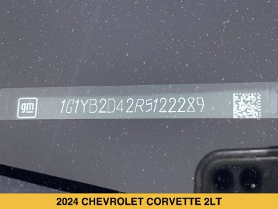 2024 Chevrolet Corvette Stingray 2LT