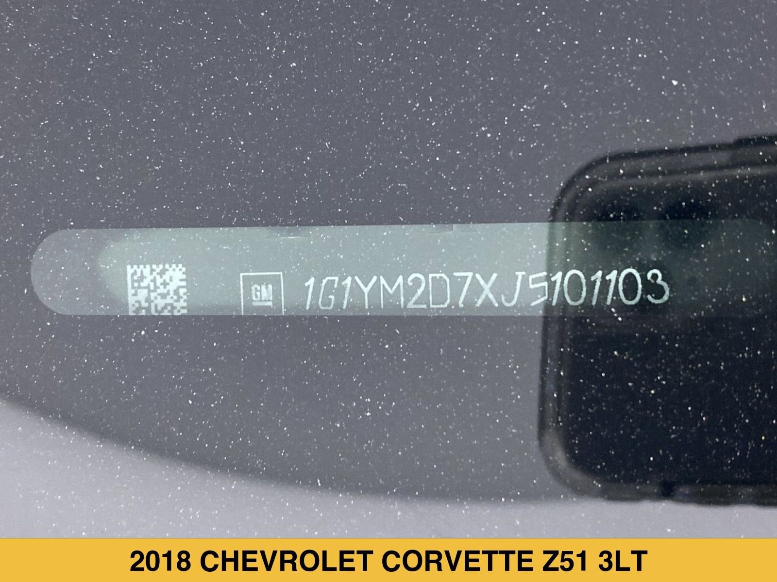 2018 Chevrolet Corvette Stingray Z51 3LT