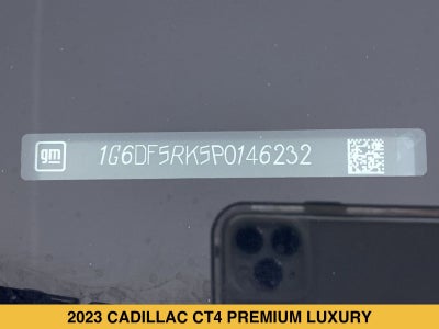 2023 Cadillac CT4 Premium Luxury