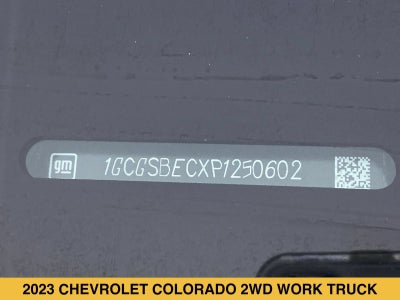 2023 Chevrolet Colorado 2WD Work Truck