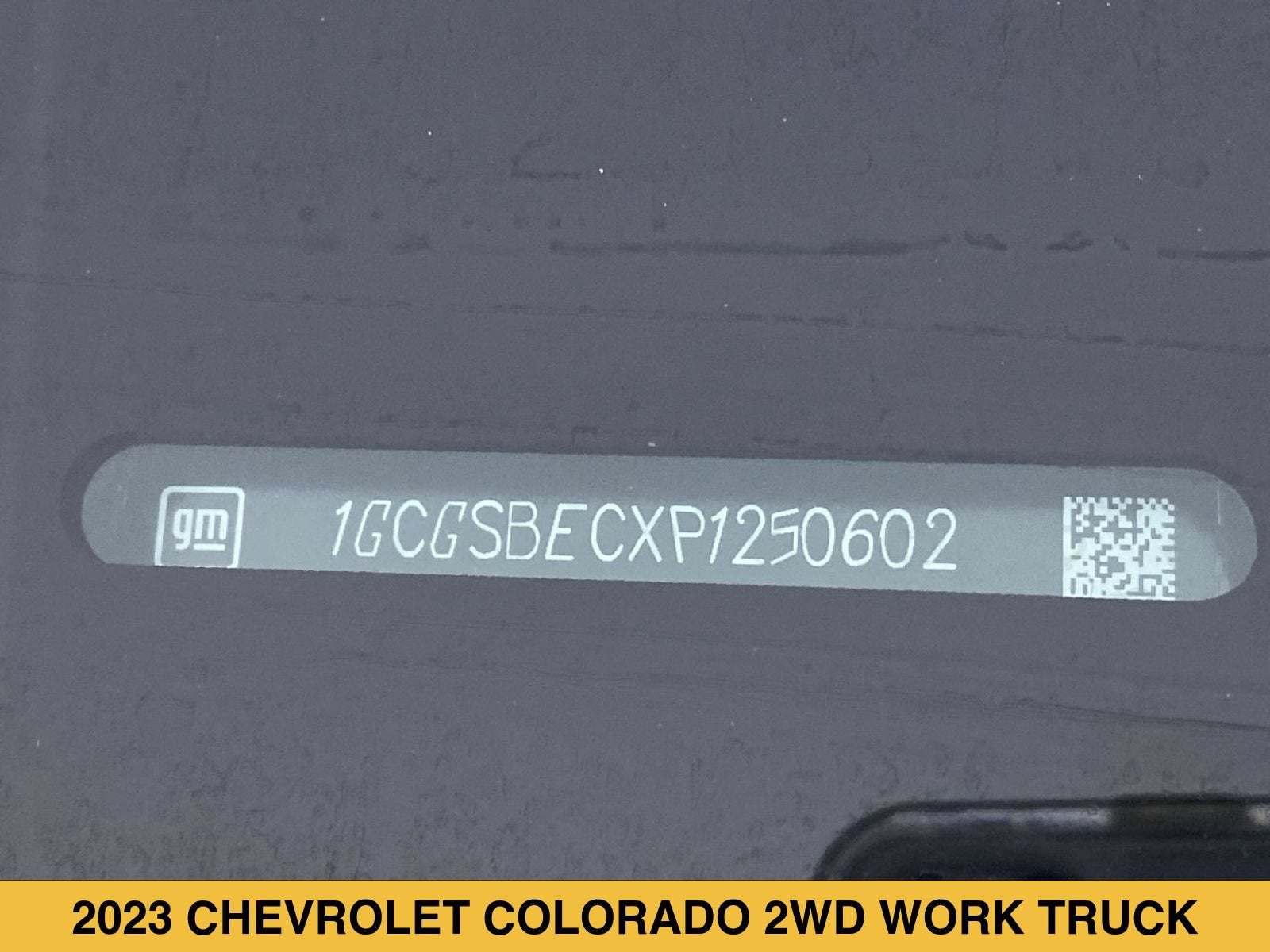 2023 Chevrolet Colorado 2WD Work Truck