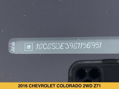 2016 Chevrolet Colorado 2WD Z71