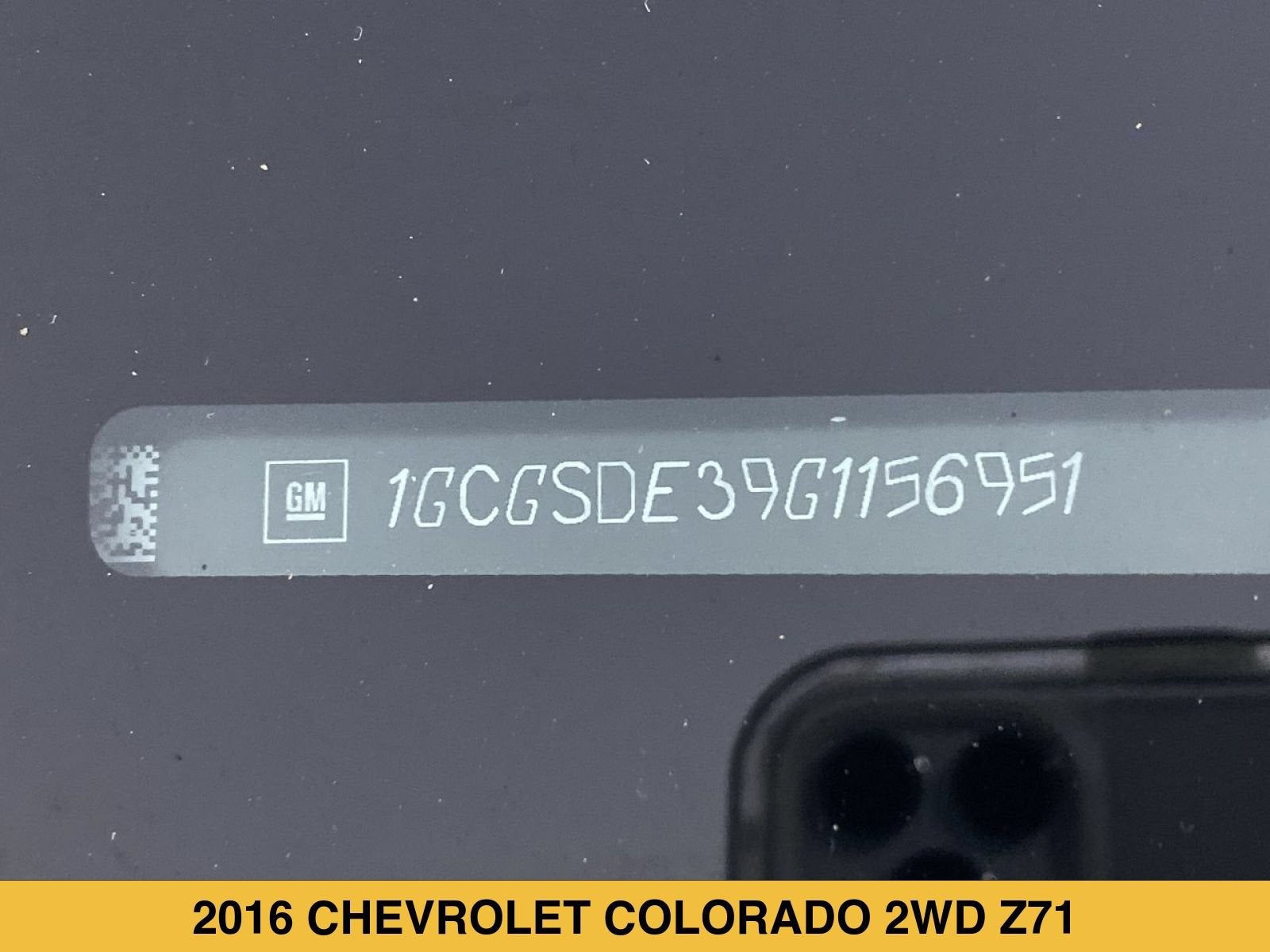 2016 Chevrolet Colorado 2WD Z71