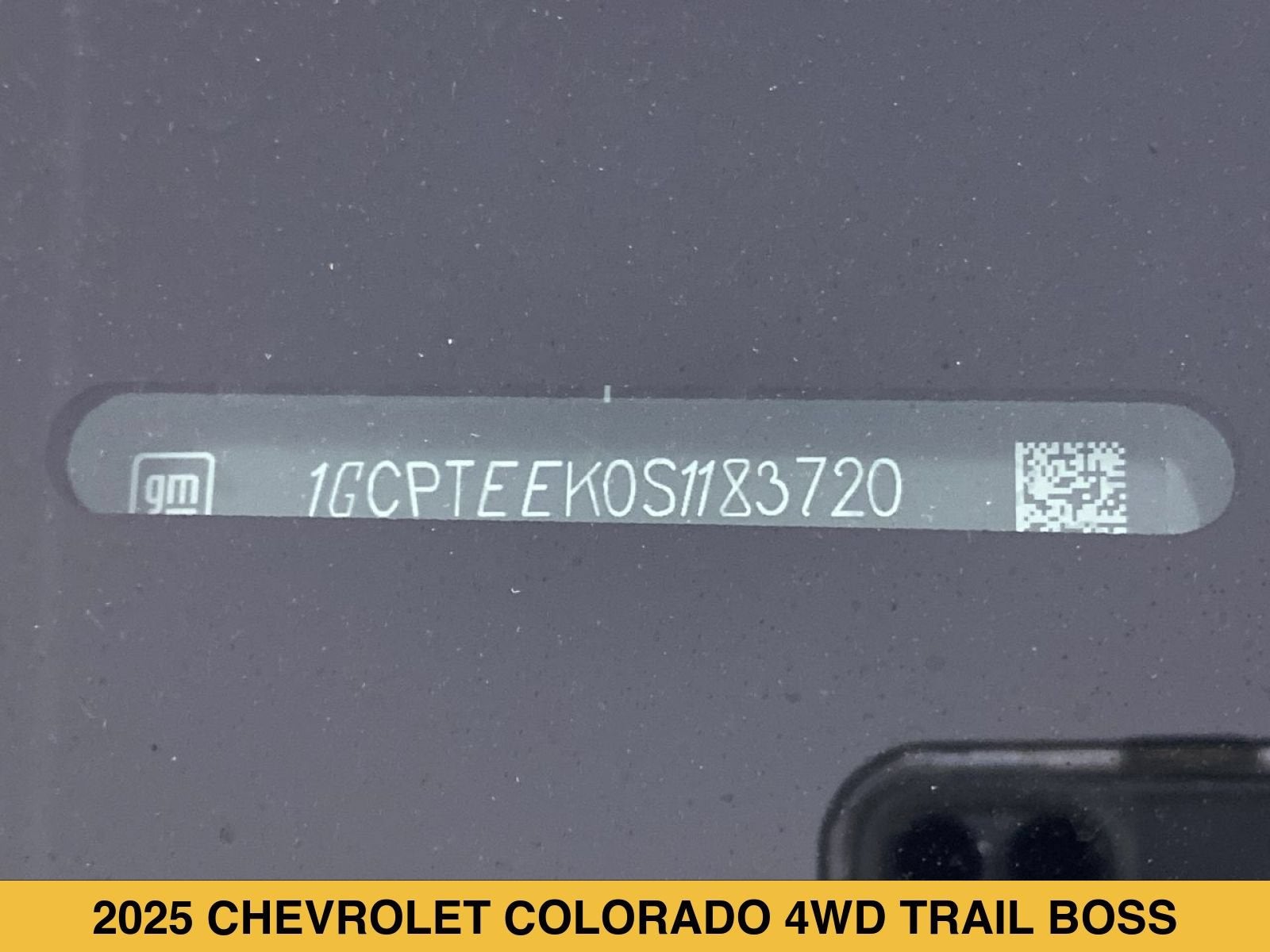 2025 Chevrolet Colorado Trail Boss