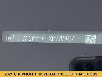 2021 Chevrolet Silverado 1500 LT Trail Boss