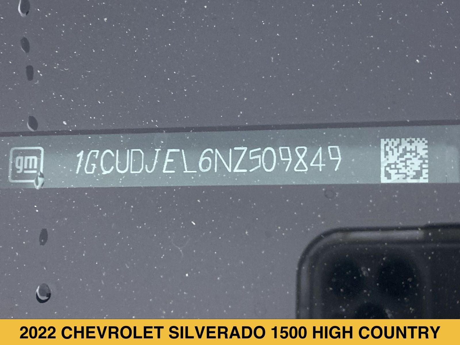 2022 Chevrolet Silverado 1500 High Country