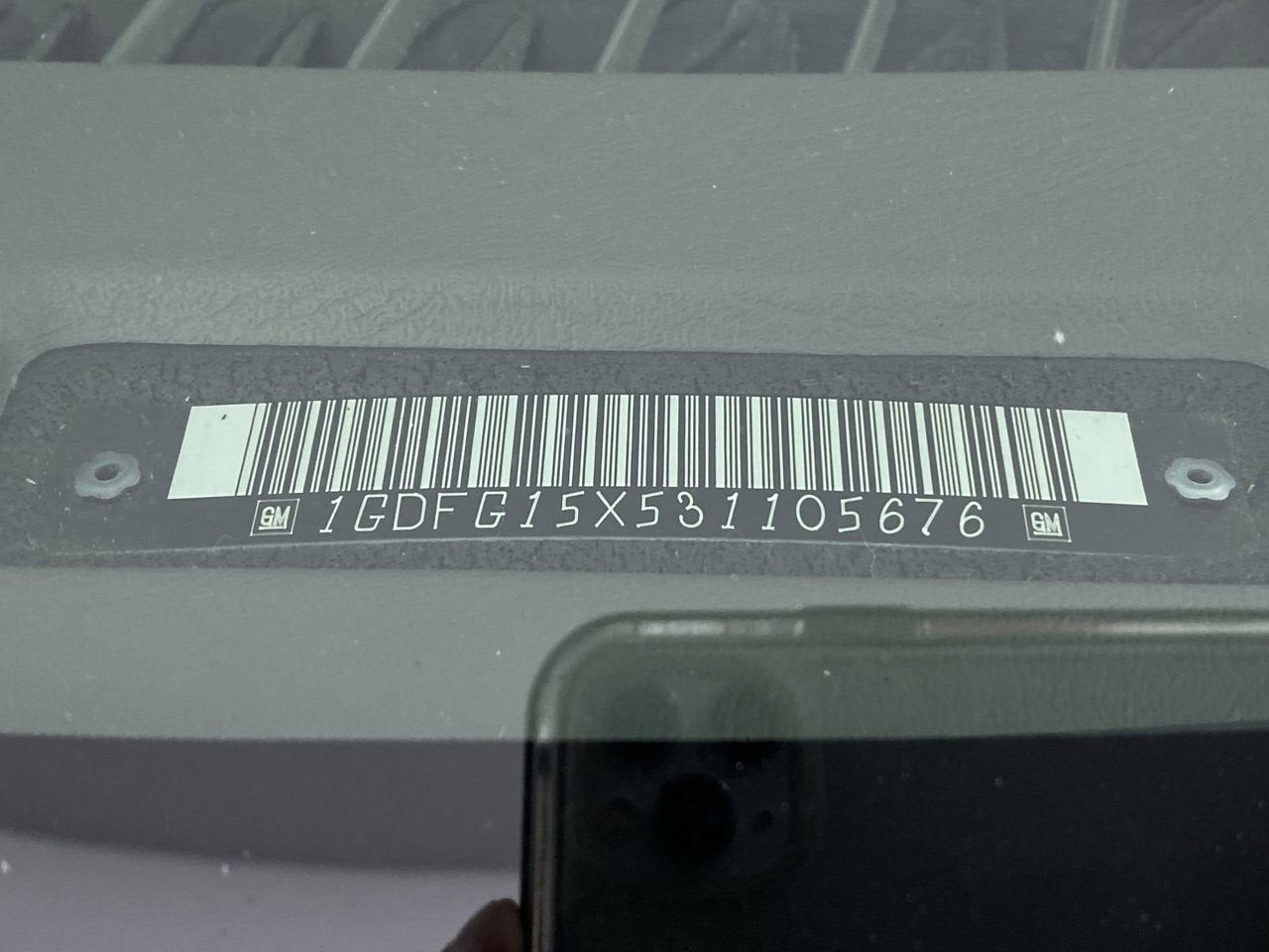 2003 GMC Savana Cargo 1500 YF7 Upfitter