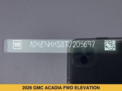 2026 GMC Acadia Elevation
