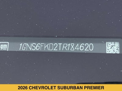 2026 Chevrolet Suburban Premier