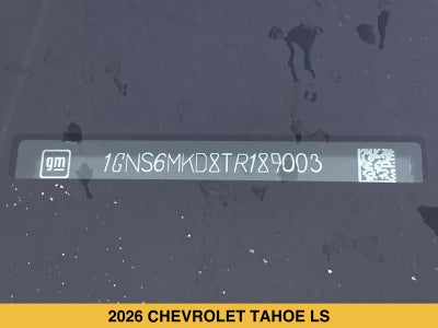 2026 Chevrolet Tahoe LS