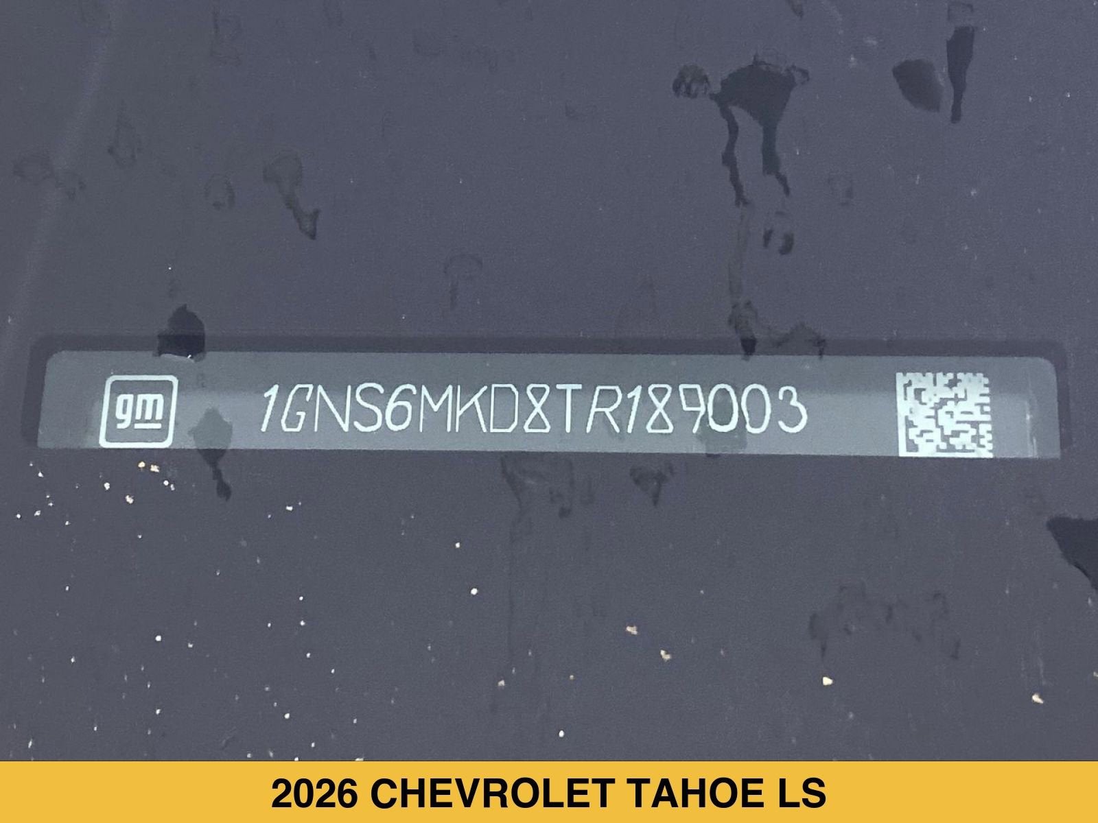 2026 Chevrolet Tahoe LS