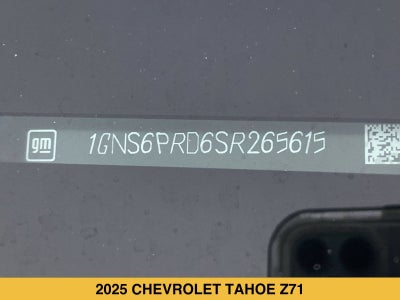 2025 Chevrolet Tahoe Z71
