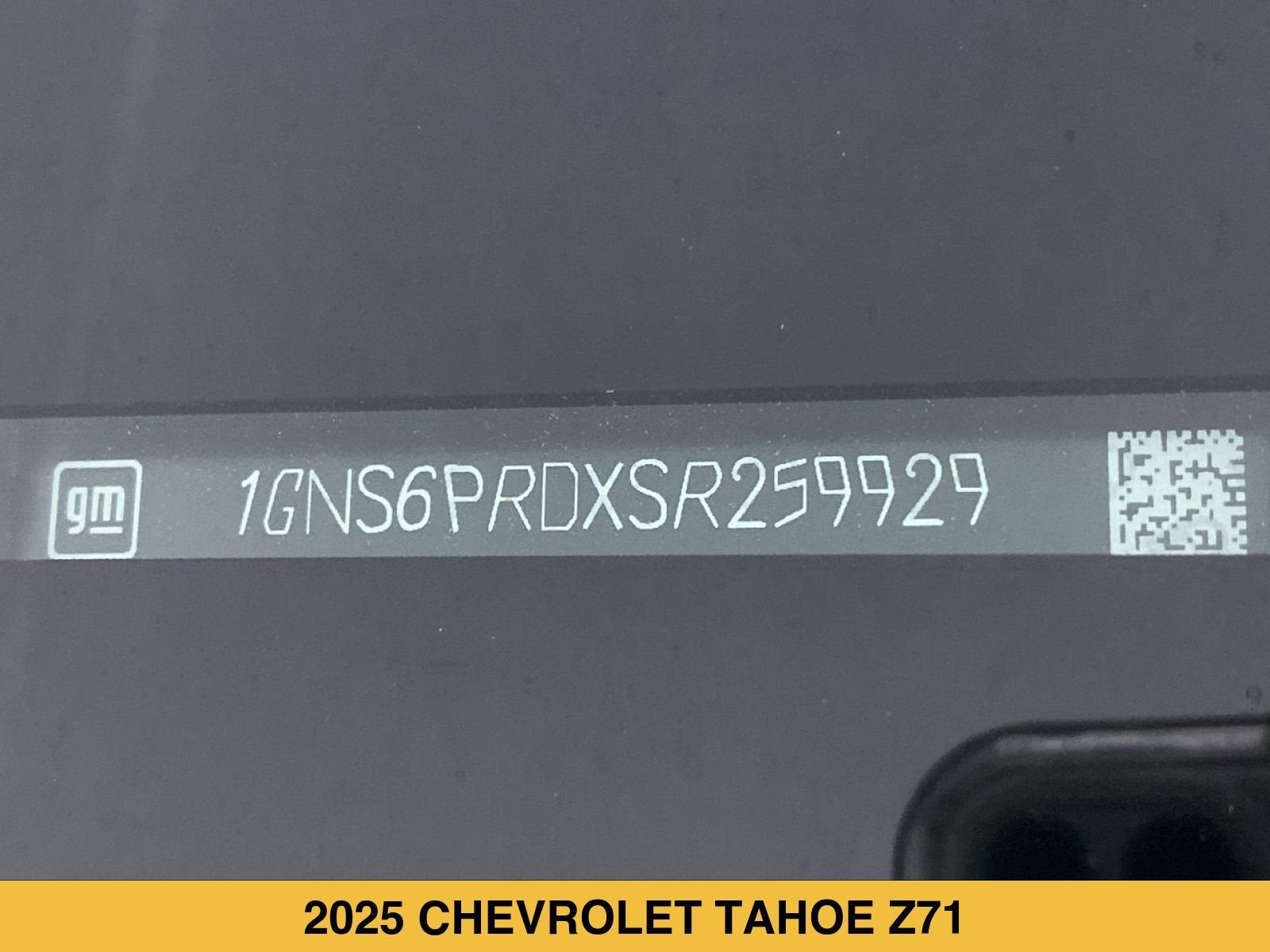 2025 Chevrolet Tahoe Z71