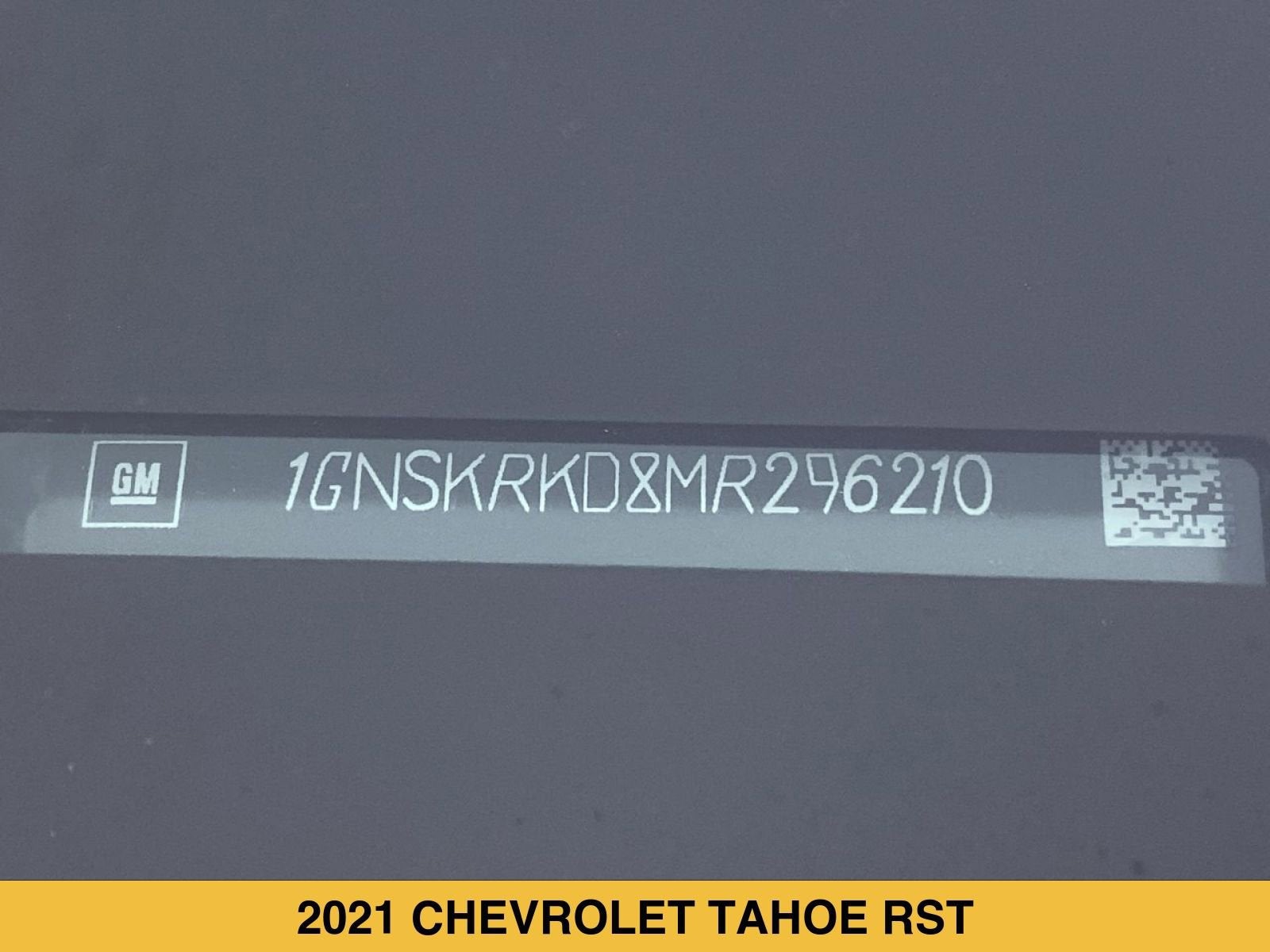 2021 Chevrolet Tahoe RST