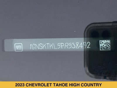 2023 Chevrolet Tahoe High Country