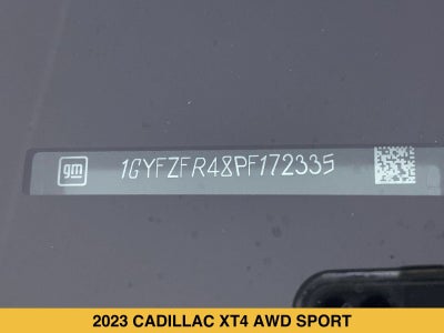 2023 Cadillac XT4 Sport