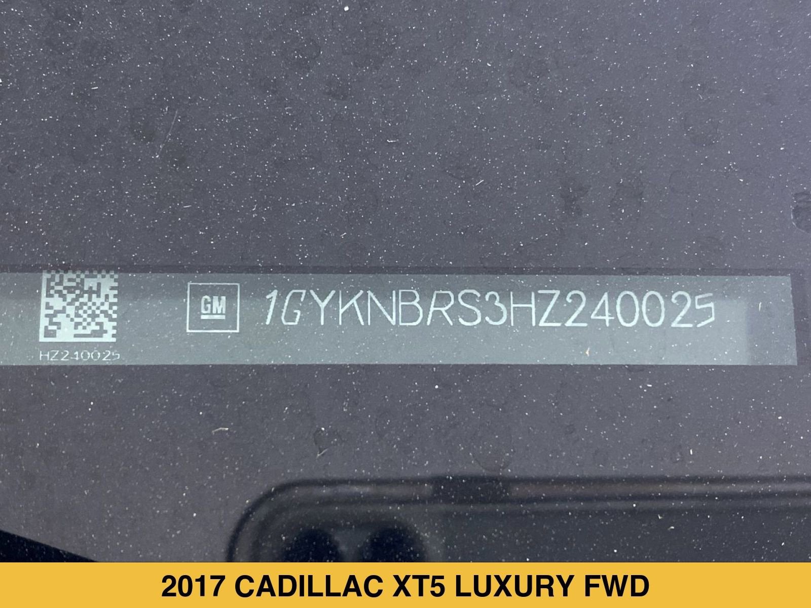 2017 Cadillac XT5 Luxury FWD