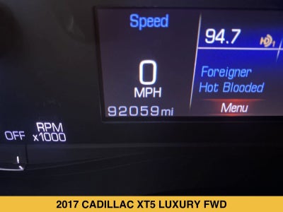 2017 Cadillac XT5 Luxury FWD