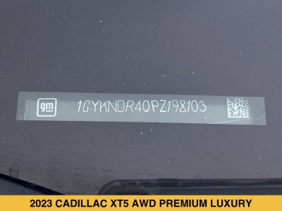 2023 Cadillac XT5 Premium Luxury