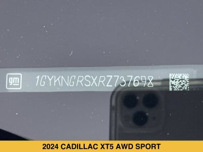 2024 Cadillac XT5 Sport