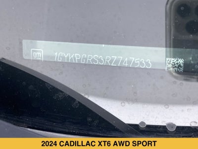 2024 Cadillac XT6 Sport