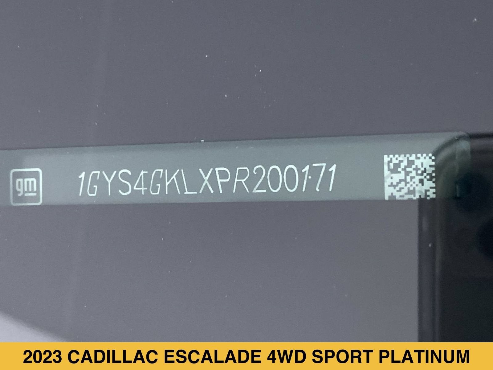2023 Cadillac Escalade Sport Platinum