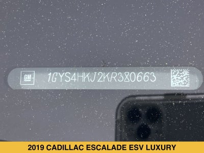 2019 Cadillac Escalade ESV Luxury