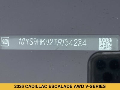 2026 Cadillac Escalade V-Series