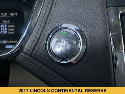 2017 Lincoln Continental Reserve