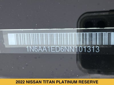 2022 Nissan TITAN Crew Cab Platinum Reserve 4x4