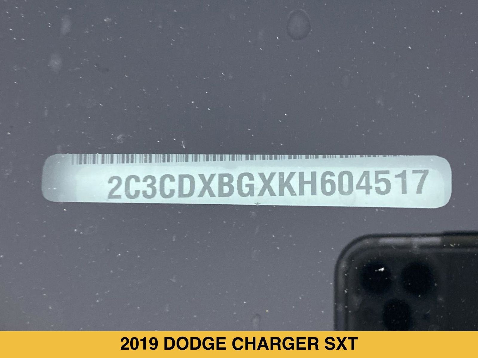2019 Dodge Charger SXT RWD