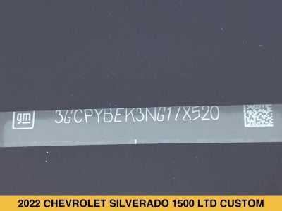 2022 Chevrolet Silverado 1500 LTD Custom