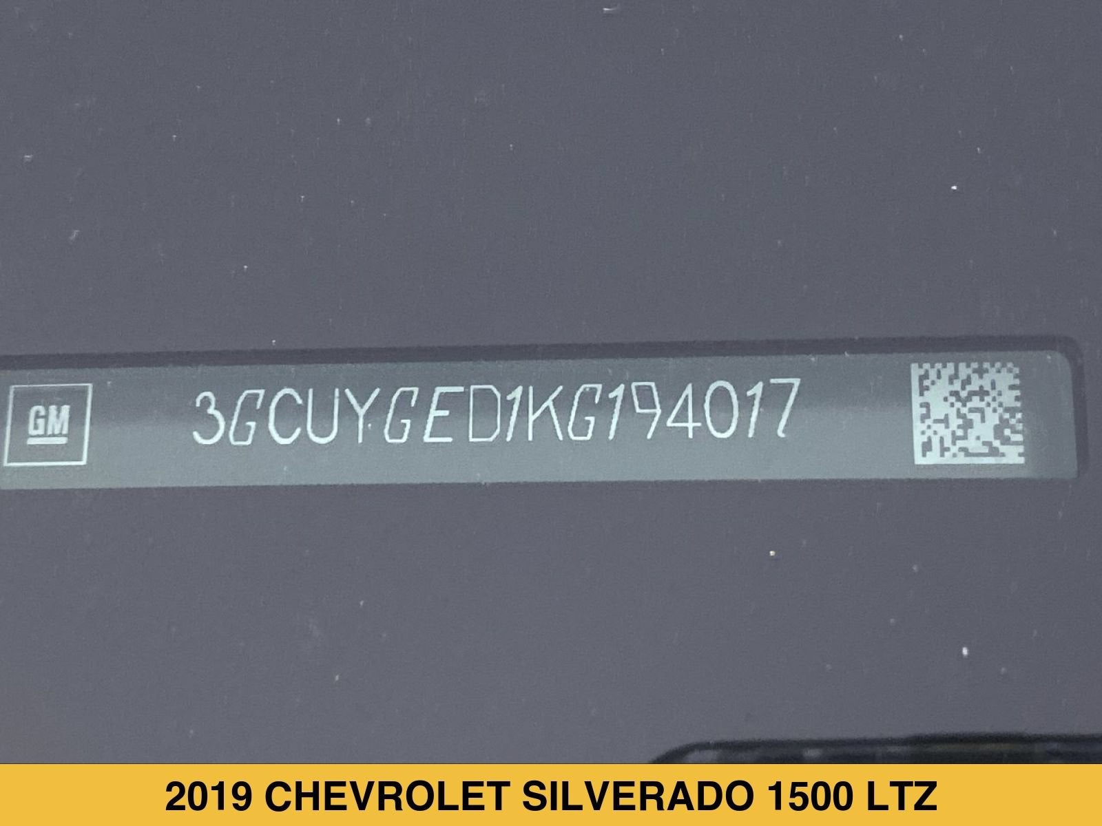 2019 Chevrolet Silverado 1500 LTZ