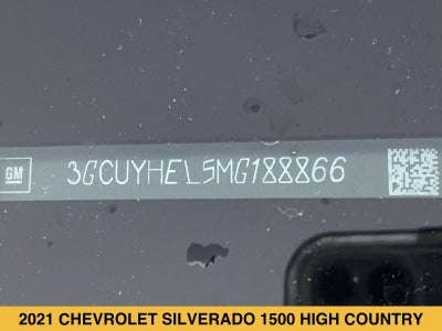 2021 Chevrolet Silverado 1500 High Country