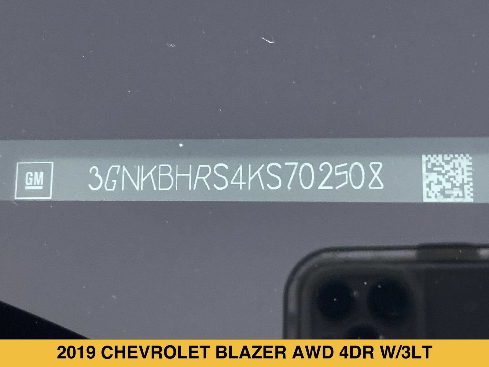 2019 Chevrolet Blazer AWD 4dr w/3LT