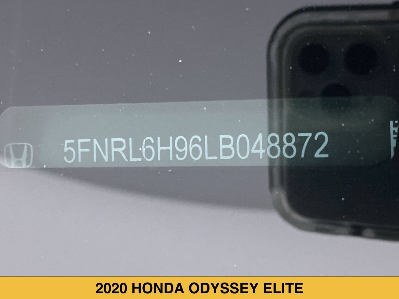 2020 Honda Odyssey Elite