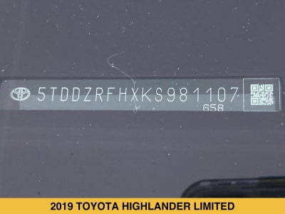 2019 Toyota Highlander Limited