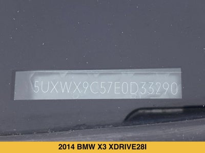 2014 BMW X3 xDrive28i
