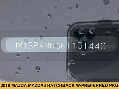 2019 Mazda Mazda3 Hatchback Preferred Package