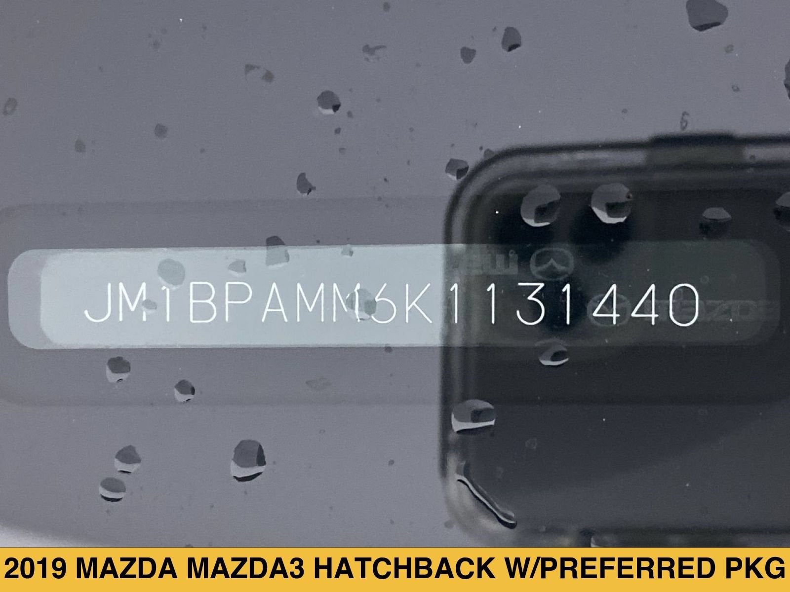 2019 Mazda Mazda3 Hatchback Preferred Package