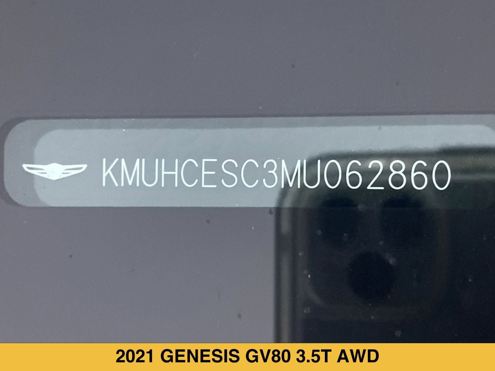 2021 Genesis GV80 3.5T AWD